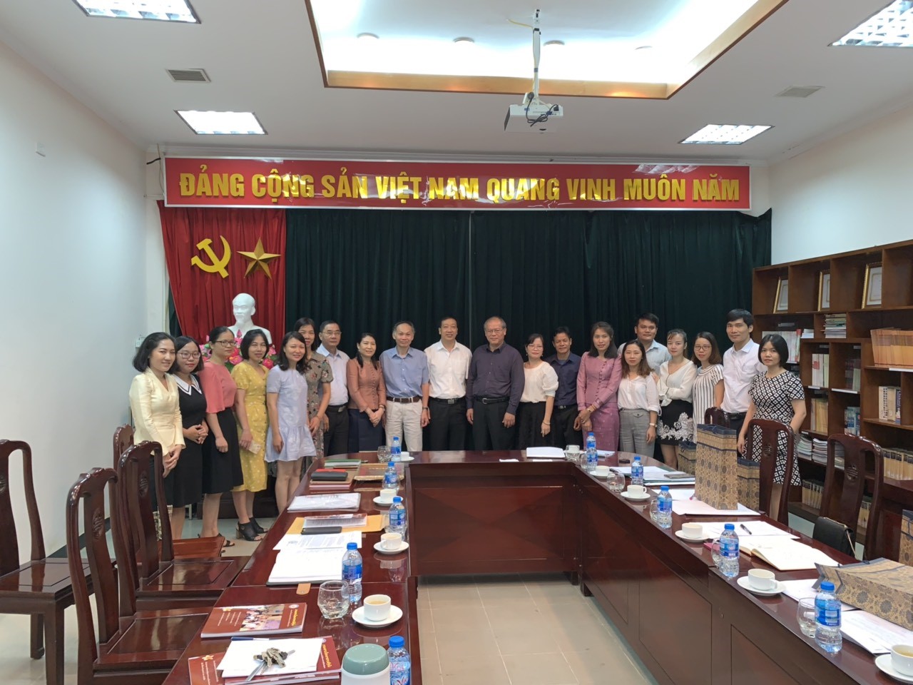 Hình ảnh: Tạp chí Khoa học xã hội Việt Nam tiếp và làm việc với đoàn công tác của Viện Thông tin Khoa học xã hội Lào số 2