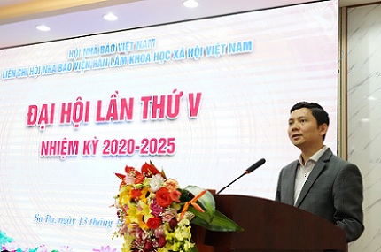 Hình ảnh: Đại hội Liên chi hội Nhà báo Viện Hàn lâm Khoa học xã hội Việt Nam, nhiệm kỳ 2020-2025 số 1