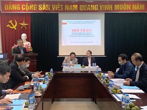 Hình ảnh: Hội thảo 'Kinh nghiệm xây dựng tạp chí khoa học điện tử và bài học cho Tạp chí Khoa học xã hội Việt Nam' số 2