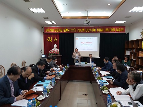 Hình ảnh: Hội thảo 'Kinh nghiệm xây dựng tạp chí khoa học điện tử và bài học cho Tạp chí Khoa học xã hội Việt Nam' số 1