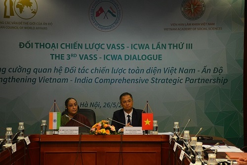 Hình ảnh: Đối thoại VASS-ICWA lần thứ III: Tăng cường quan hệ đối tác chiến lược toàn diện Việt Nam - Ấn Độ số 1
