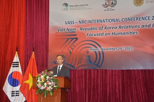 Hình ảnh: Hội thảo quốc tế VASS-NRC 2022: 30 năm quan hệ Việt Nam- Hàn Quốc và hơn thế nữa: Những vấn đề nhân văn số 1