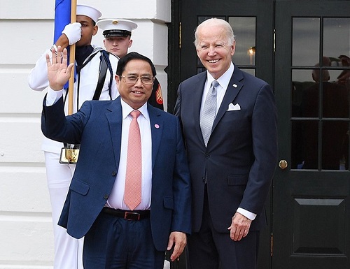 Hình ảnh: Thủ tướng Phạm Minh Chính gặp Tổng thống Hoa Kỳ Joseph Biden số 1