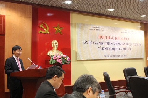 Hình ảnh: Hội thảo khoa học “Văn hóa và phát triển: Những vấn đề của Việt Nam và kinh nghiệm của thế giới” số 1