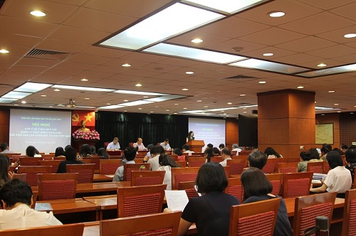 Hình ảnh: Hội nghị góp ý Dự thảo Quy chế Quản lý khoa học của Viện Hàn lâm Khoa học xã hội Việt Nam số 5