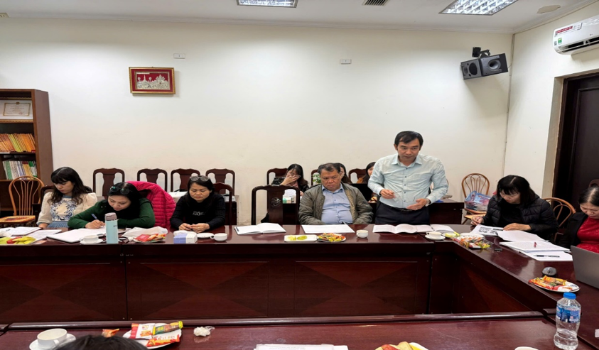 Hội nghị Tổng kết công tác năm 2025 và phương hướng, nhiệm vụ công tác năm 2026 Nhà xuất bản và Tạp chí Khoa học xã hội - ảnh 7 Hình ảnh: Hội nghị Tổng kết công tác năm 2025 và phương hướng, nhiệm vụ công tác năm 2026 Nhà xuất bản và Tạp chí Khoa học xã hội số 7