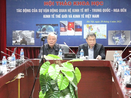 Hình ảnh: Hội thảo khoa học “Tác động của sự vận động quan hệ kinh tế Mỹ - Trung Quốc - Nga đến kinh tế thế giới và kinh tế Việt Nam” số 2