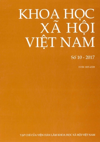 Khoa học xã hội Việt Nam. Số 10 - 2017