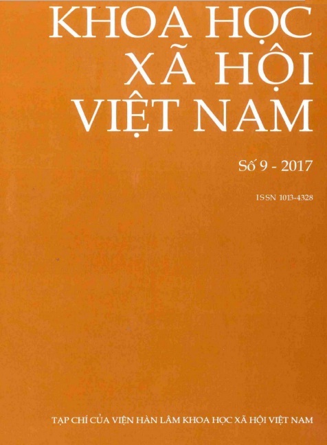 Khoa học xã hội Việt Nam. Số 9 - 2017