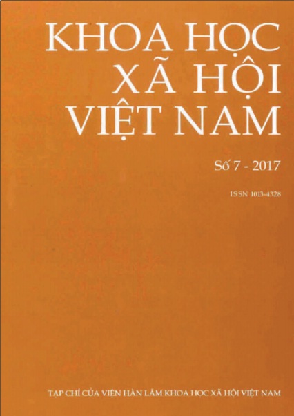 Khoa học xã hội Việt Nam. Số 7 - 2017