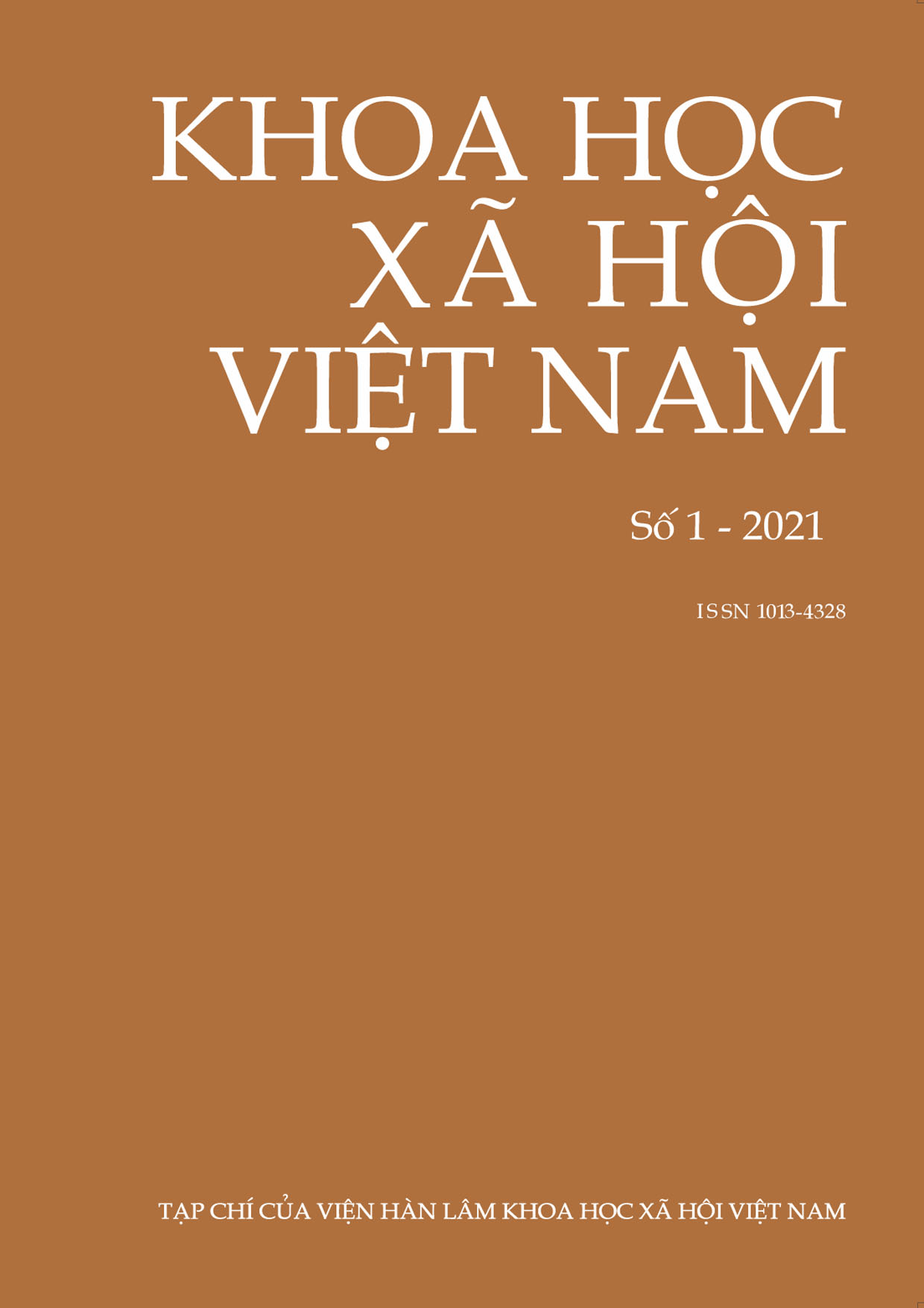 Khoa học xã hội Việt Nam. Số 1 - 2021