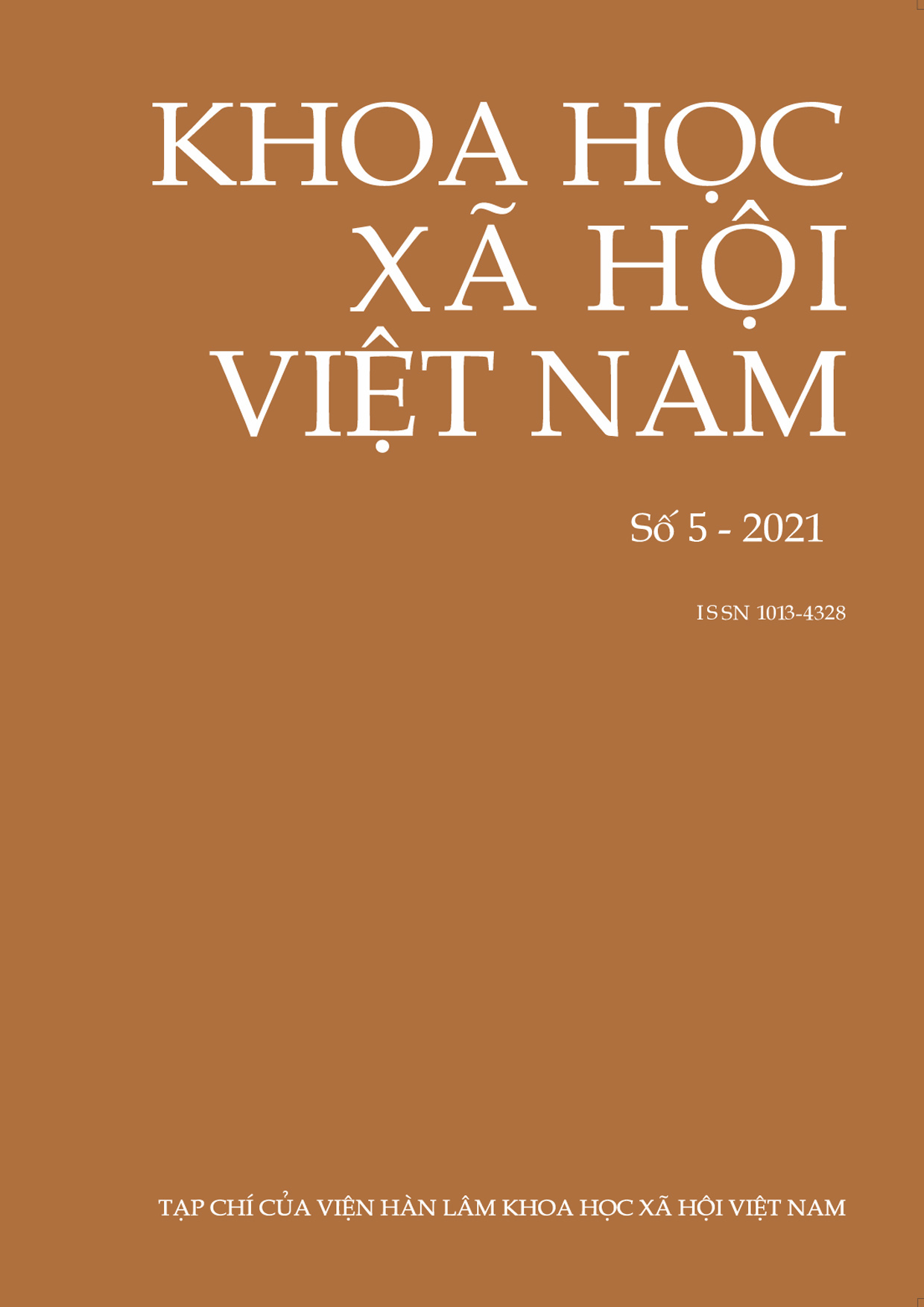 Khoa học xã hội Việt Nam. Số 5 - 2021