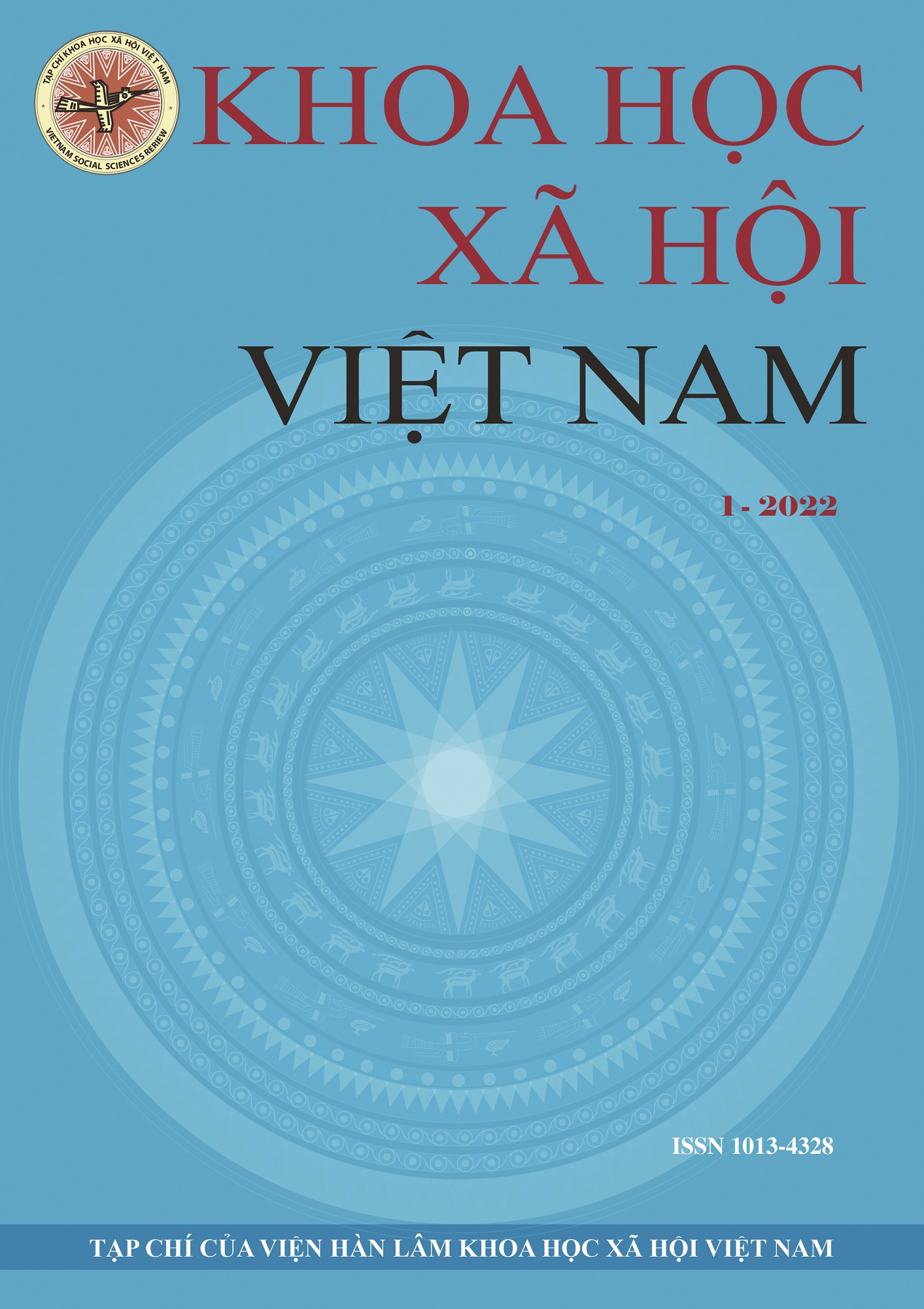Khoa học xã hội Việt Nam. Số 1 - 2022