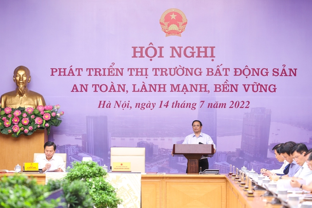 Thủ tướng Phạm Minh Chính chủ trì Hội Nghị phát triển thị trường bất động sản an toàn, lành mạnh, bền vững