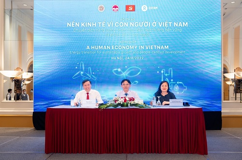 Hội thảo quốc tế “Nền kinh tế vì con người: Chuyển dịch năng lượng nhằm thúc đẩy tăng trưởng bền vững và phát triển vì con người ở Việt Nam”