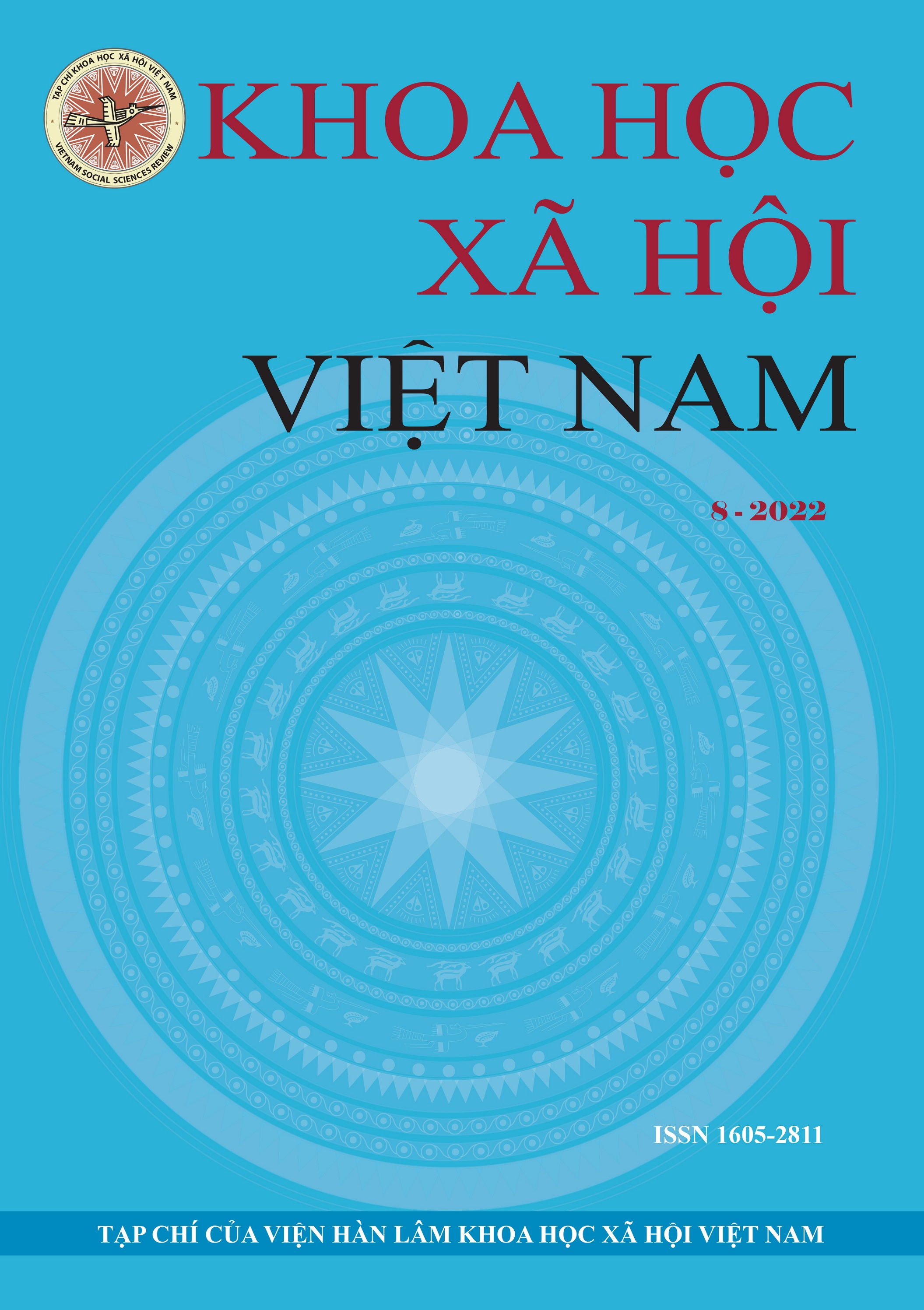 Khoa học xã hội Việt Nam. Số 8 - 2022 