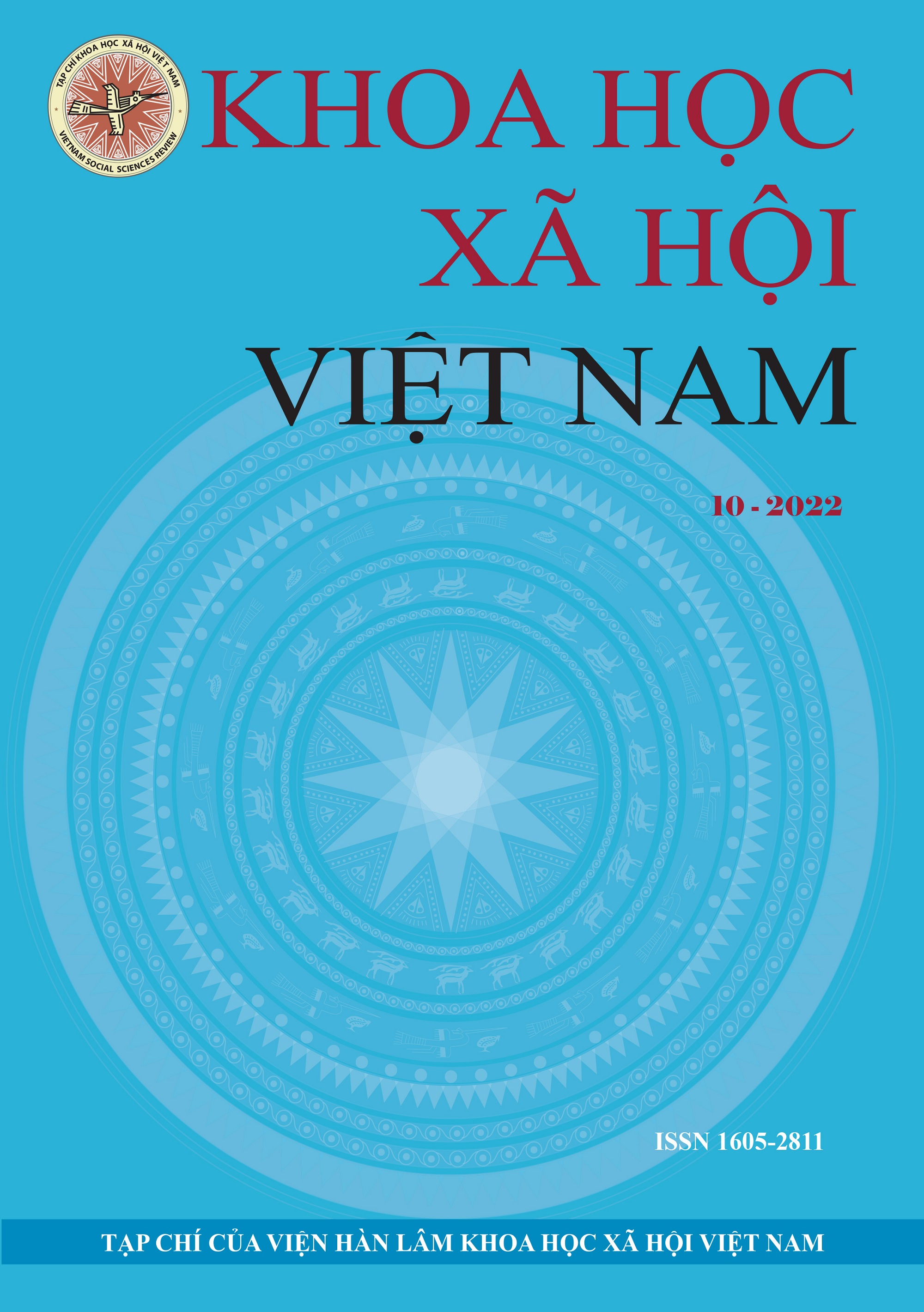 Khoa học xã hội Việt Nam. Số 10 - 2022 