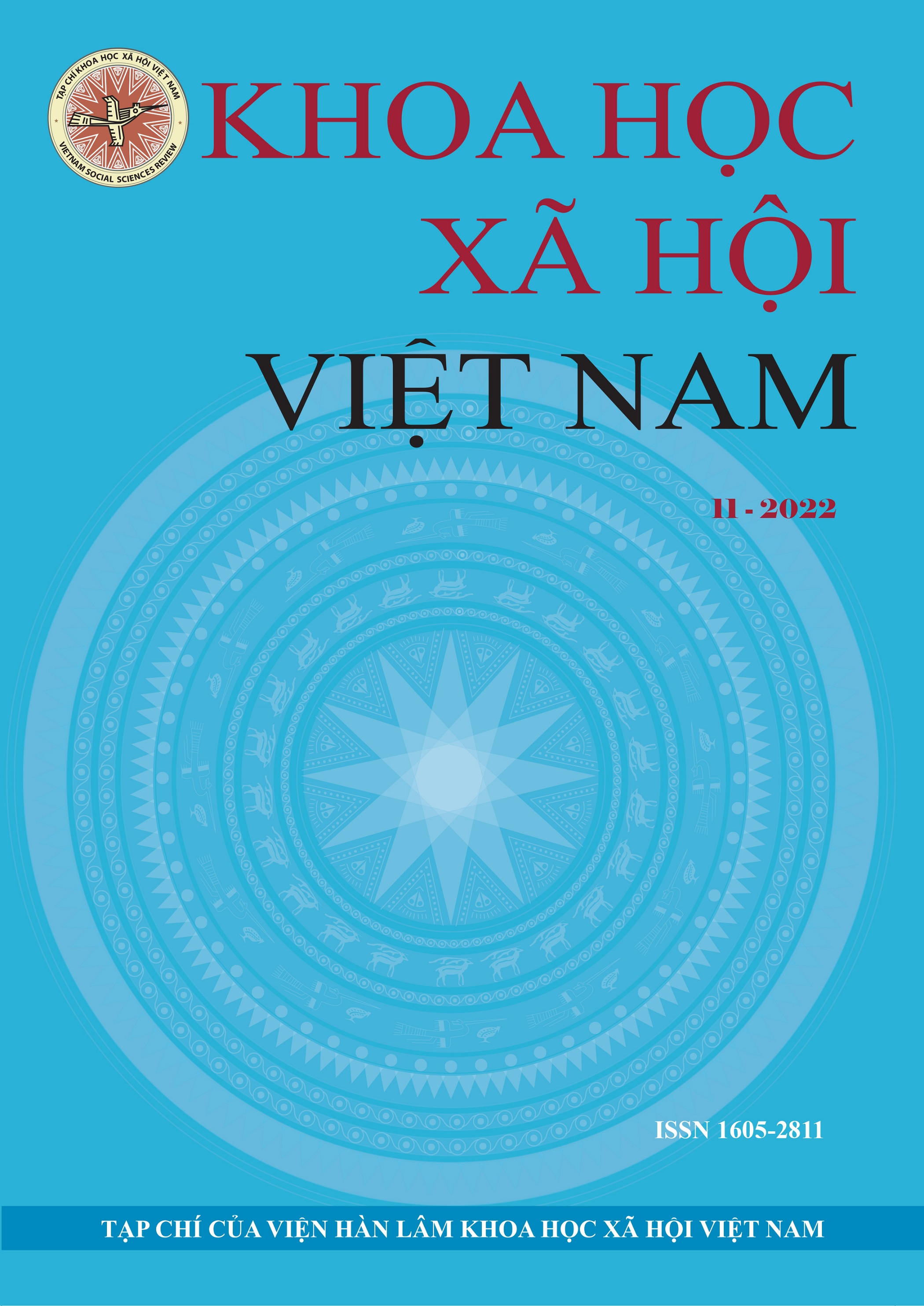 Khoa học xã hội Việt Nam. Số 11 - 2022 