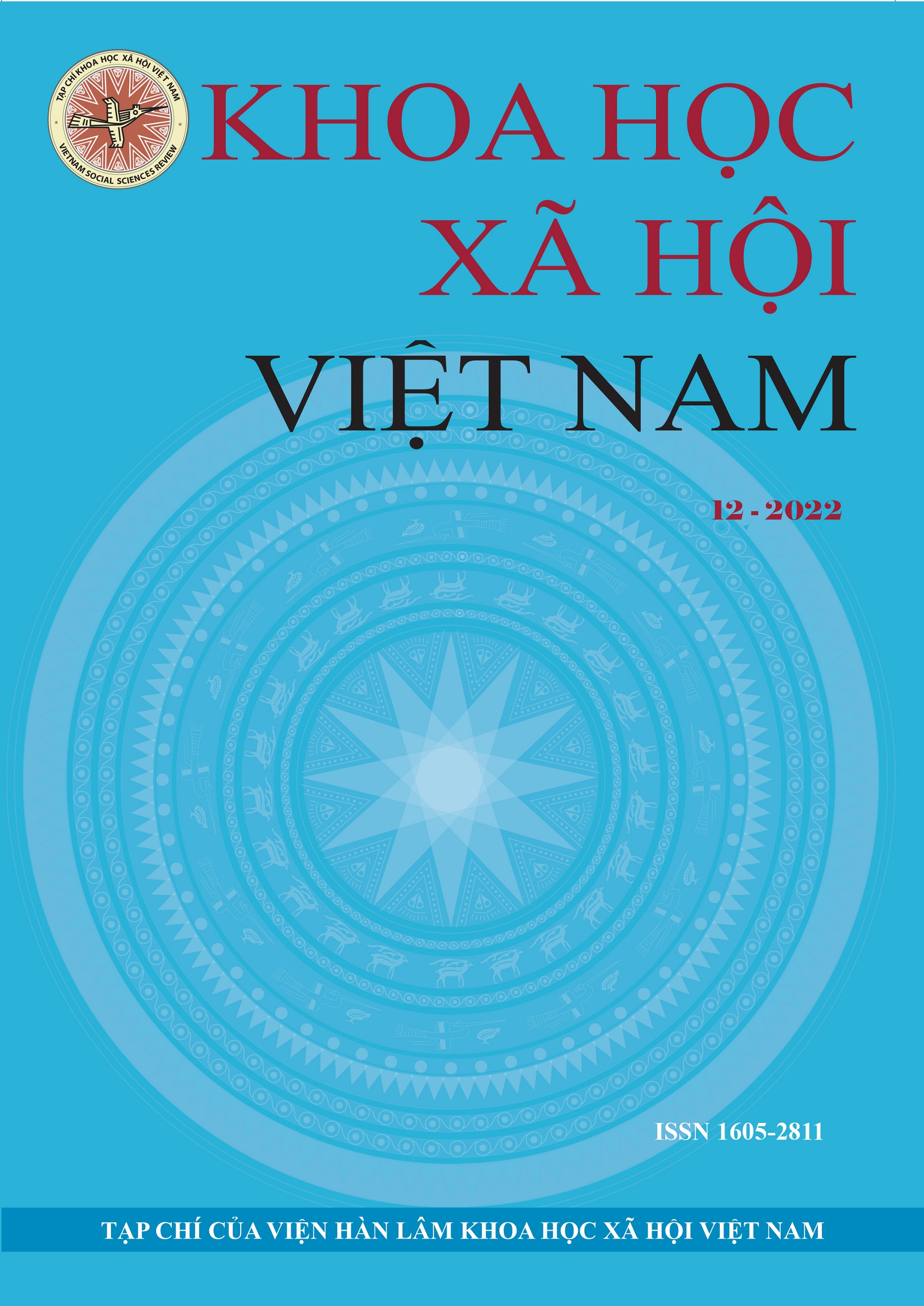 Khoa học xã hội Việt Nam. Số 12 - 2022 