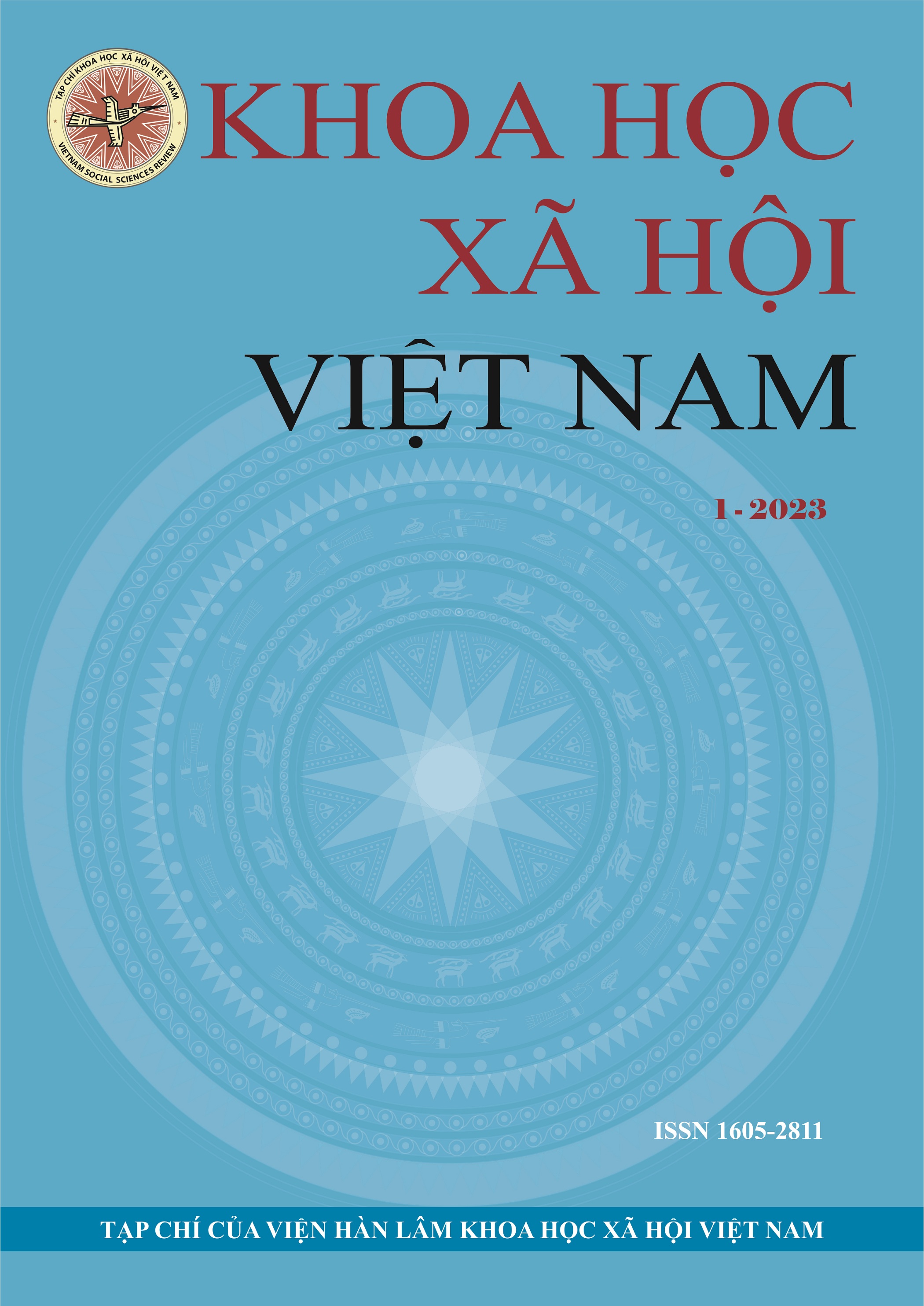 Khoa học xã hội Việt Nam. Số 1 - 2023