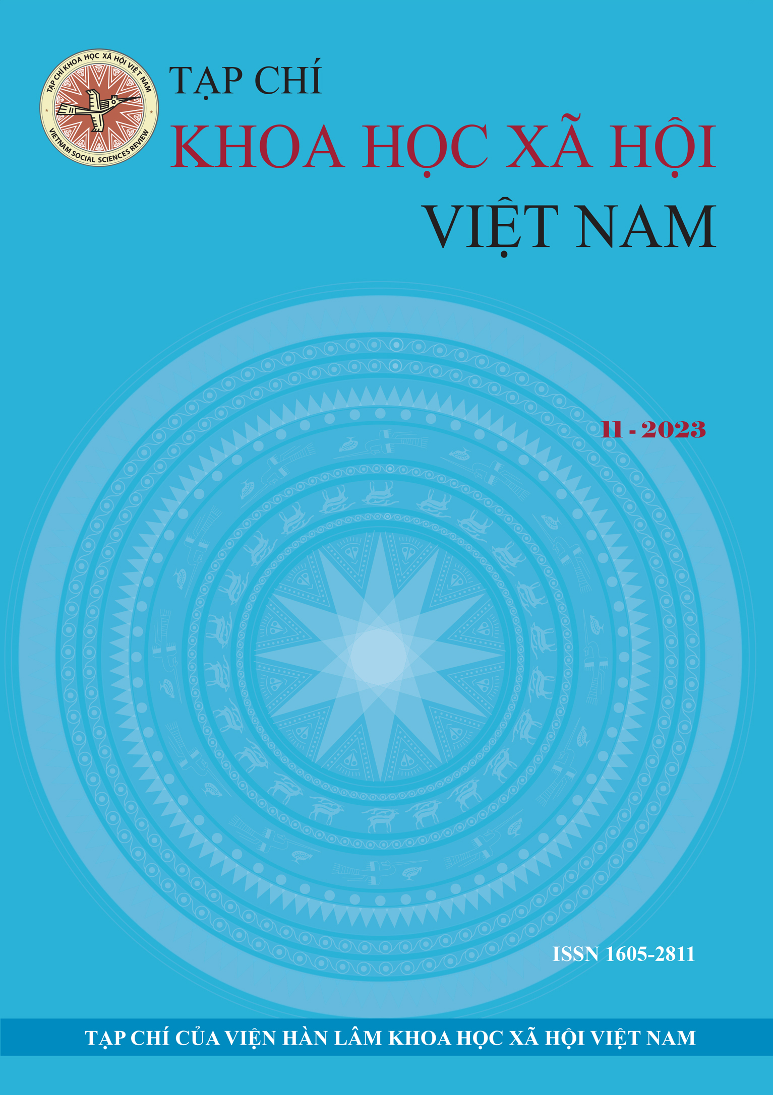Tạp chí Khoa học xã hội Việt Nam. Số 11 - 2023 