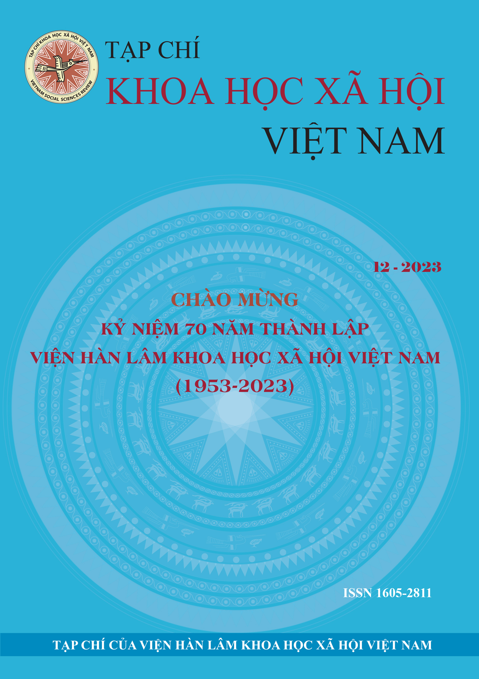 Tạp chí Khoa học xã hội Việt Nam. Số 12 - 2023 