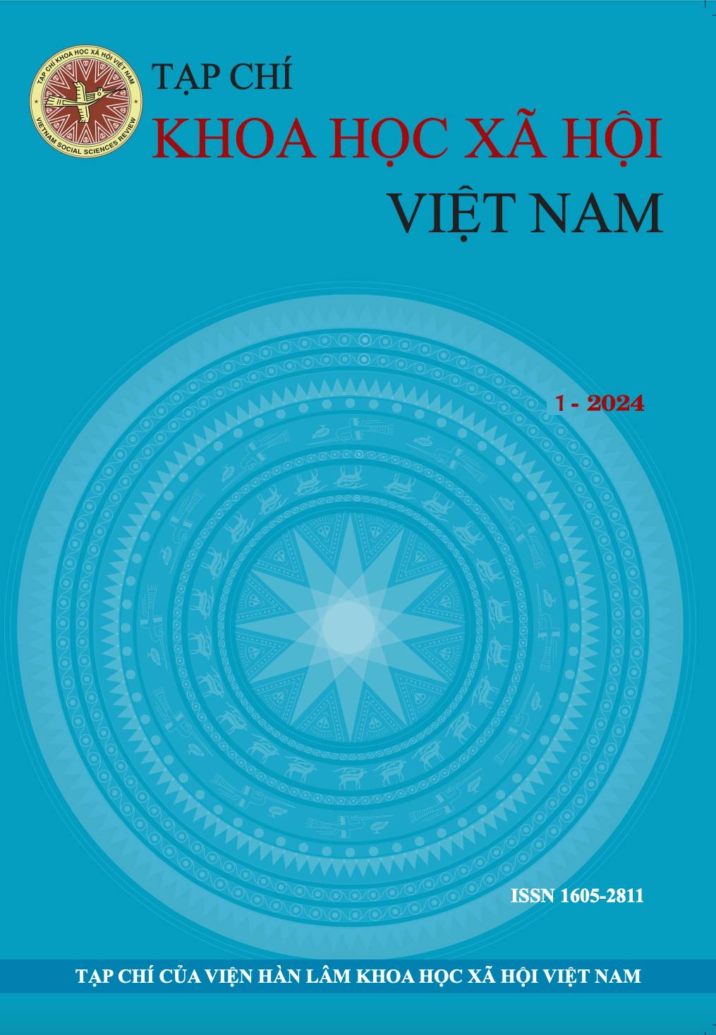 Tạp chí Khoa học xã hội Việt Nam. Số 1 - 2024