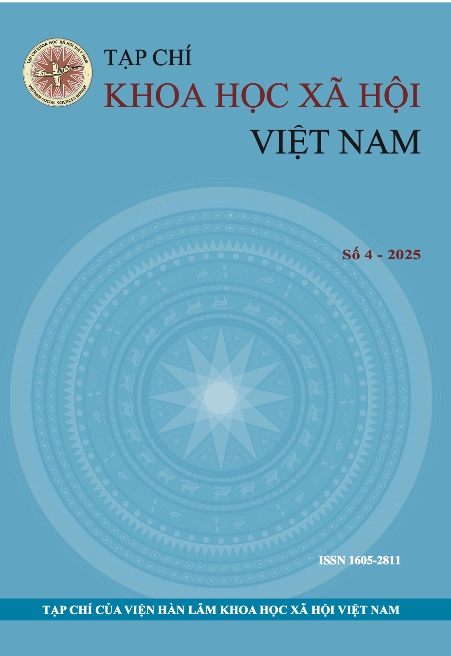 Tạp chí Khoa học xã hội Việt Nam. Số 4 - 2025