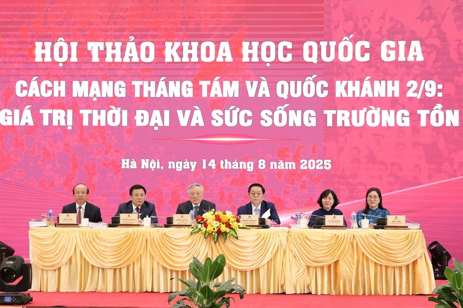 Hội thảo quốc gia 'Cách mạng tháng Tám và Quốc khánh 2/9: Giá trị thời đại và sức sống trường tồn'