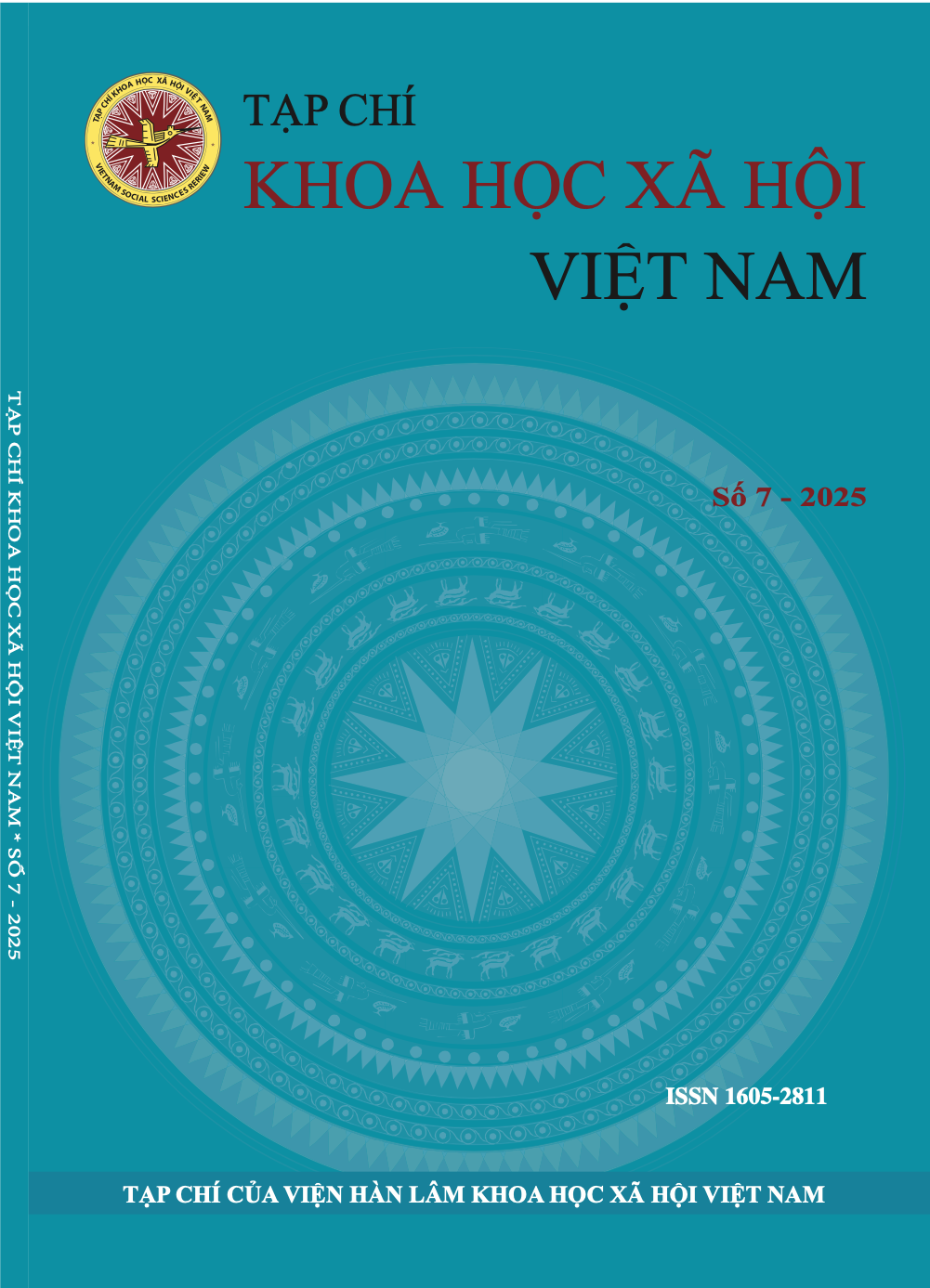 Tạp chí Khoa học xã hội Việt Nam. Số 7 - 2025