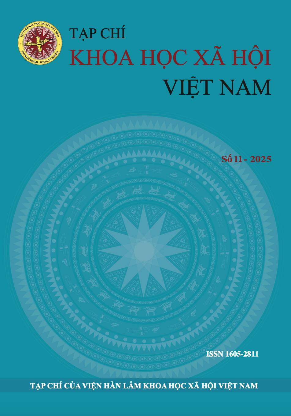 Tạp chí Khoa học xã hội Việt Nam. Số 11 - 2025