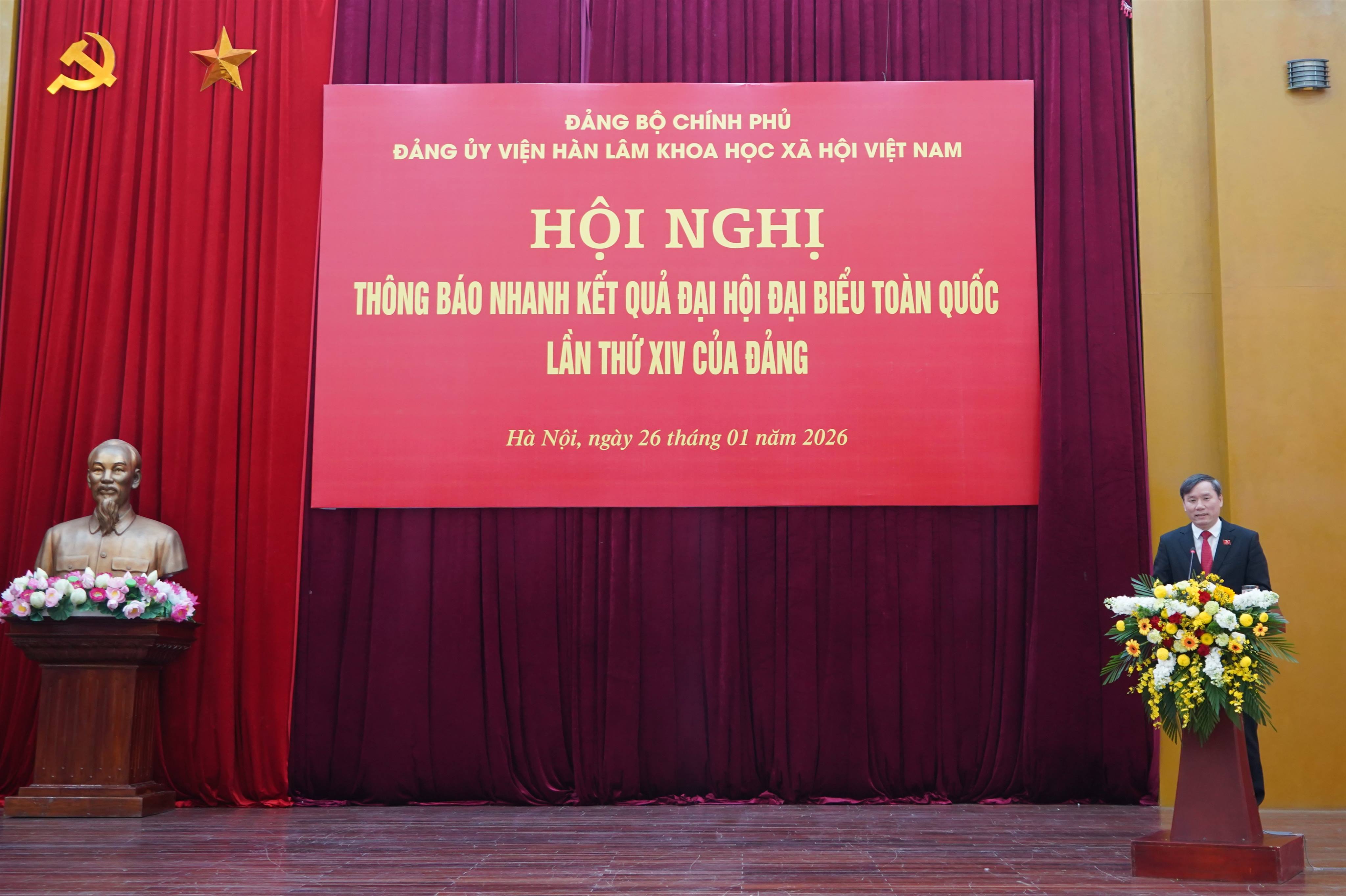 Hội nghị thông báo nhanh kết quả Đại hội XIV của Đảng: Dấu mốc lịch sử, lan tỏa tinh thần hành động và khát vọng phát triển