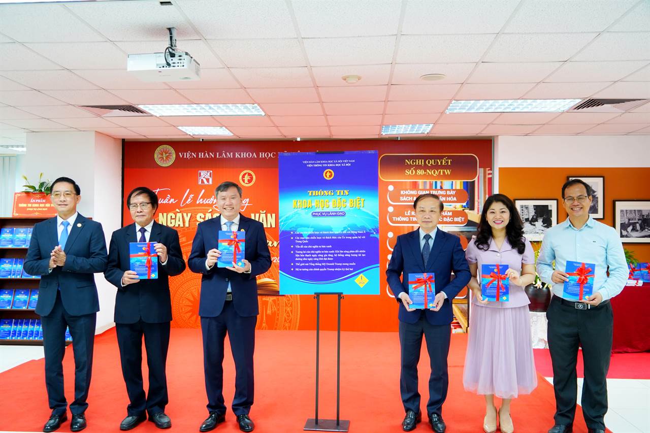 Viện Hàn lâm Khoa học xã hội Việt Nam hưởng ứng Tuần lễ Sách và Văn hóa đọc Việt Nam: Phát huy nguồn lực nội sinh “Tri thức - Thông tin - Chính sách”