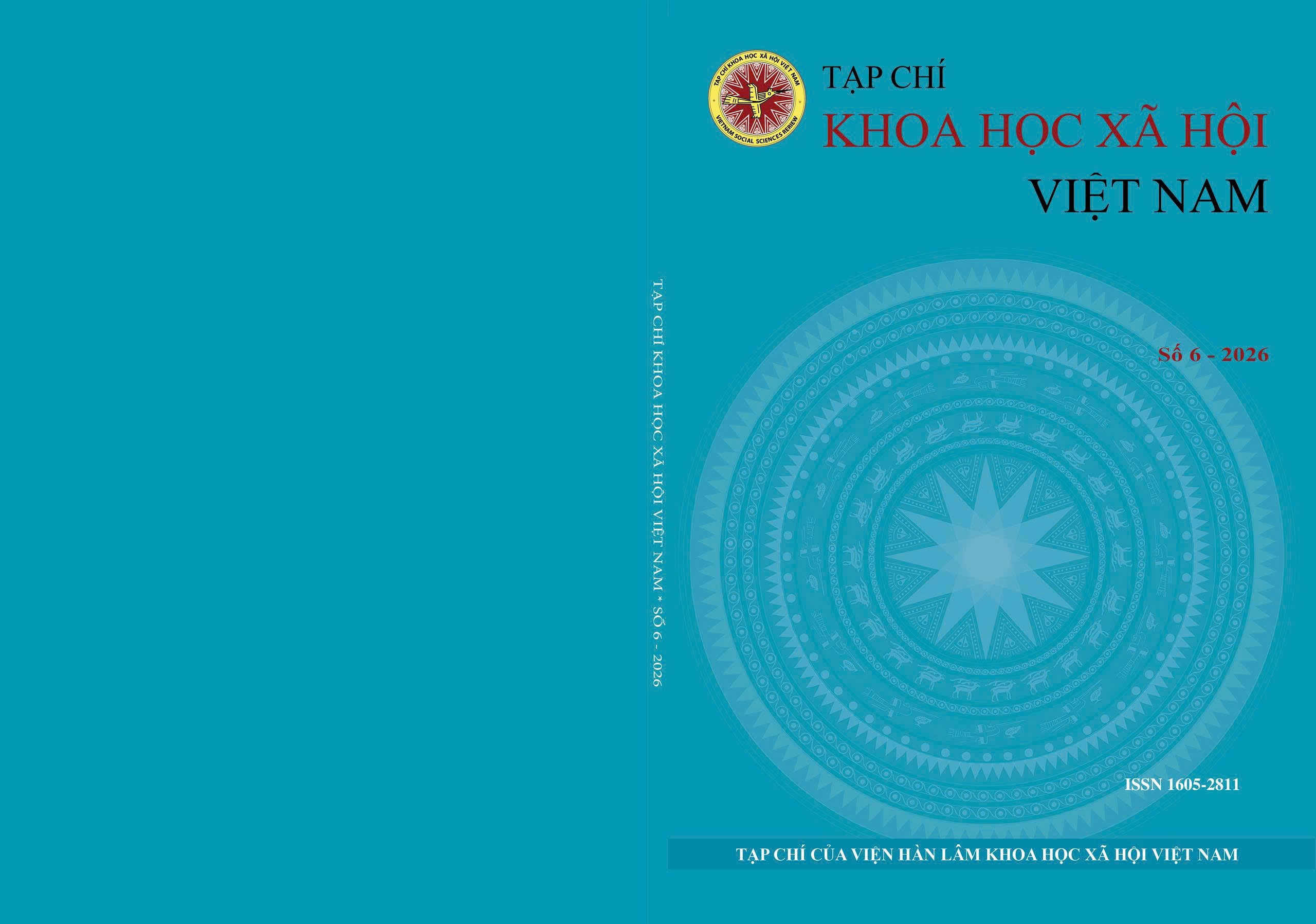 Tạp chí Khoa học xã hội Việt Nam. Số 6- 2026