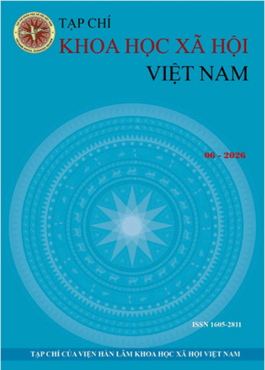 Giới thiệu Tạp chí Khoa học xã hội Việt Nam số 6/2026