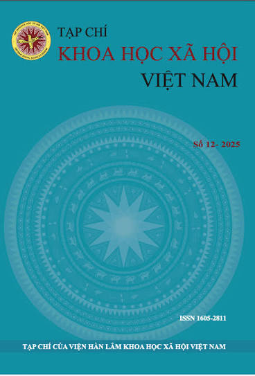 Tạp chí Khoa học xã hội Việt Nam. Số 12 - 2025