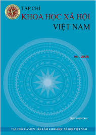 Tạp chí Khoa học xã hội Việt Nam. Số 6- 2026